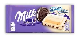 Chocolate milka oreo branco 100g importado Chocolate milka oreo branco 100g importado