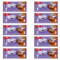 Chocolate Milka Oreo Brownie Barra Kit com 10 Unid de 100g