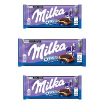 Chocolate Milka Oreo Sandwich Kit 3 Unidades de 87g Chocolate Milka Oreo Sandwich Kit 3 Unidades de 87g
