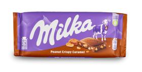 Chocolate Milka Peanut Crispy Caramel 90g