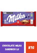 Chocolate milka sandwich lu 87g Chocolate milka sandwich lu 87g