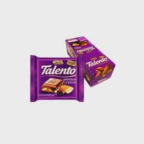 Chocolate Mini Talento Amêndoas e Passas 25g Caixa C/ 15 Un