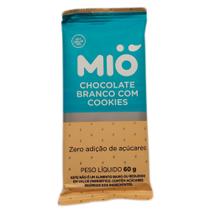 Chocolate Mió Branco com Cookies Zero 60g