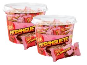 Chocolate Moranguete Bel C/ 50un 450g - 2 Potes Chocolate Moranguete Bel C/ 50un 450g - 2 Potes