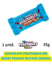 Chocolate mr beast feastables 35g sabores importada sabores:peanut butter crunch