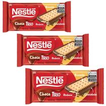 Chocolate Nestlé Choco Trio Amendoim Kit 3 Pacotes De 90G