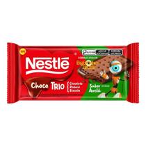 Chocolate Nestlé Choco Trio Avelã 90g - Embalagem com 12 Unidades