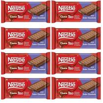 Chocolate Nestlé Chocotrio Chocobiscuit Kit 10 Barras de 90g
