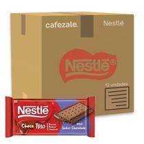 Chocolate Nestlé Chocotrio Chocobiscuit Kit 12 Barras de 90g