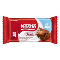 Chocolate Nestlé Classic ao Leite 25g - Embalagem com 22 Unidades