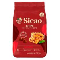 Chocolate Nobre Chips Ao Leite - 1,01 kg - 1 unidade - Sicao - Rizzo