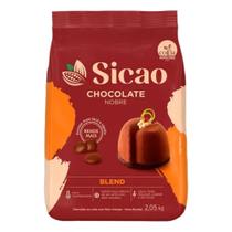 Chocolate Nobre Gotas Blend Ao Leite/meio Amargo 2.05kg - Sicao