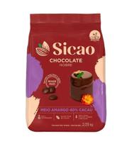 Chocolate nobre meio amargo - gotas 2,05kg sicao - sicão