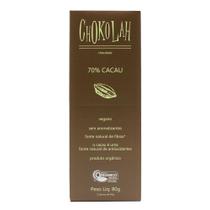 Chocolate Orgânico 70% Cacau Chokolah 70g