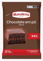Chocolate Pó 50% 1kg Mavaleiro - Mavalerio