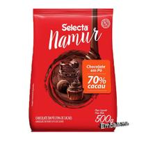 Chocolate Pó 70% cacau Namur 500G - Selecta
