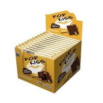 Chocolate Pop Kiss ao Leite com Amendoim 60g - Embalagem com 12 Unidades Chocolate Pop Kiss ao Leite com Amendoim 60g - Embalagem com 12 Unidades