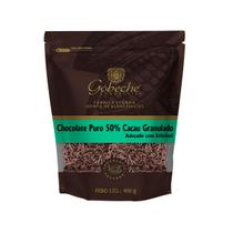 Chocolate Puro 50% Cacau Granulado Gobeche - Adoçado com Eritritol - 400g