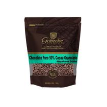Chocolate Puro 50% Cacau Granulado Gobeche - Adoçado com Eritritol - 90g