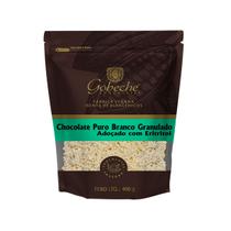 Chocolate Puro Branco Granulado Gobeche - Adoçado com Eritritol - 400g