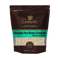 Chocolate Puro Branco Granulado Gobeche - Adoçado com Eritritol - 400g
