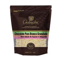Chocolate Puro Branco Granulado - Sem Adição de Açúcar e Adoçante - 400g
