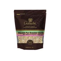 Chocolate Puro Granulado Colorido - Sem Adição de Açúcar e Adoçante - 90g
