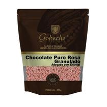 Chocolate Puro Rosa Granulado - Adoçado com Eritritol - 400g