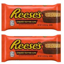 Chocolate Reeses Pasta De Amendoim Duo Cups 42g Two Cups Tortinha Escolha a Quantidade de Pacotes