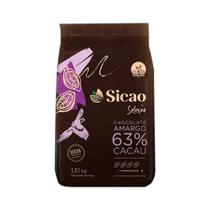 Chocolate Seleção Amargo 63% Cacau - 1,01 Kg - 1 unidade - Sicao - Rizzo Chocolate Seleção Amargo 63% Cacau - 1,01 Kg - 1 unidade - Sicao - Rizzo