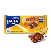 Chocolate Shot com Amendoim Lacta Barra 80g