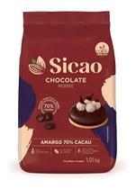 CHOCOLATE SICAO GOLD GOTAS 1,01kg MEIO AMARGO 70% CACAU CHOCOLATE SICAO GOLD GOTAS 1,01kg MEIO AMARGO 70% CACAU