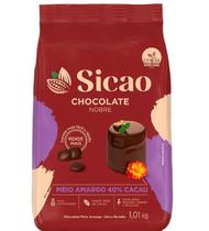 Chocolate Sicao Nobre Meio Amargo- Gotas 1,01KG