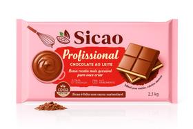 CHOCOLATE SICAO PROFISSIONAL 2,1kg BARRA AO LEITE NOBRE