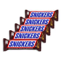 Chocolate Snickers Individual Kit 5 unidades de 45g Chocolate Snickers Individual Kit 5 unidades de 45g