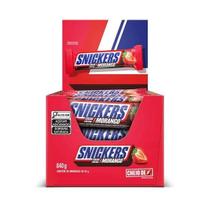 Chocolate Snickers Morango - Display com 20 unidades de 42g