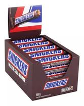 Chocolate Snickers Original - Display com 20 unidades de 45g