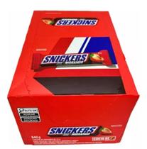 CHOCOLATE SNICKERS SABOR MORANGO CAIXA 20x42G - 840G
