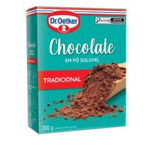 Chocolate Solúvel Dr. Oetker 200g - Pó Instantâneo para Bebidas e Receitas Chocolate Solúvel Dr. Oetker 200g - Pó Instantâneo para Bebidas e Receitas