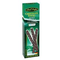 Chocolate Sticks Mint Maitre Truffout 75g
