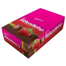Chocolate stikadinho morango com 32x12,3g