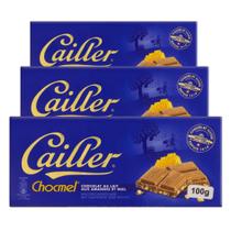 Chocolate Suíço Cailler Ao Leite Amêndoas e Mel 3 Barras