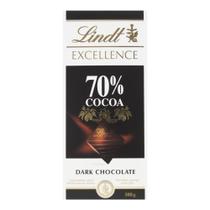 Chocolate Suíço Lindt Excellence Dark 70 de Cacau Tablete 100 g