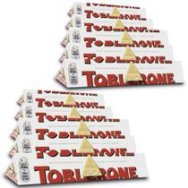 Chocolate Suíço Toblerone Branco Kit 10 Unidades de 100g Chocolate Suíço Toblerone Branco Kit 10 Unidades de 100g