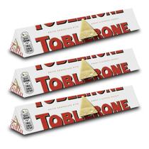 Chocolate Suíço Toblerone Branco Kit 3 Unidades De 100G