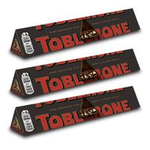 Chocolate Suíço Toblerone Dark Kit 3 Unidades de 100g Chocolate Suíço Toblerone Dark Kit 3 Unidades de 100g