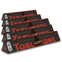 Chocolate Suíço Toblerone Dark Kit 5 Unidades de 100g Chocolate Suíço Toblerone Dark Kit 5 Unidades de 100g