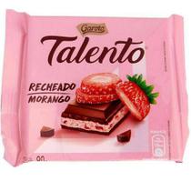 Chocolate Tablete Talento Recheado Morango 90gr C/12 - Garoto