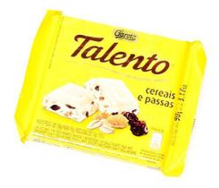 Chocolate Talento Caixa C/12 Unid 90g - Cereais E Passas Chocolate Talento Caixa C/12 Unid 90g - Cereais E Passas