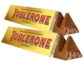 Chocolate Toblerone Gold Milk Chocolate With Almonds 100g - 2 Unid